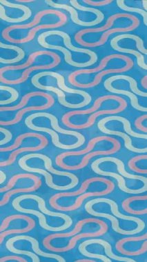 Benzersiz dijital animasyon tarzı grafikleri olan yaratıcı ortam tasarımı için yenilikçi hareket dokusu