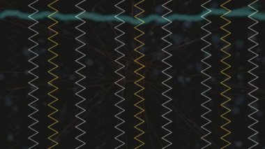 Estetik doku arkaplan tasarımı renkli hareket grafikleri ile moda film giriş profosyoneli