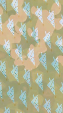 Dijital doku yüzey tasarım biçimi ile modern video animasyonu için gelişmiş hareket grafikleri