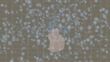 Benzersiz hareket grafikleri tasarım sanatına sahip yaratıcı film üretimi için özet bir arkaplan