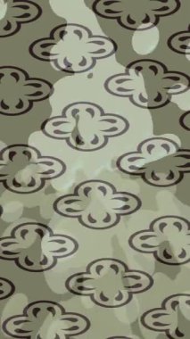 Organik desenli yüzey giriş stili video film sanatı ile soyut arkaplan tasarımı