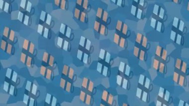 Benzersiz hareket dokusu tasarım sanatı ile profesyonel video düzenleme için modern soyut grafikler