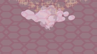 Soyut hareket desenli fütüristik video üretimi için dinamik dijital arkaplan