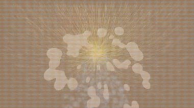 Benzersiz dijital animasyon tarzı grafikleri olan yaratıcı ortam tasarımı için yenilikçi hareket dokusu