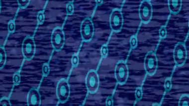 Soyut hareket desenli fütüristik video üretimi için dinamik dijital arkaplan