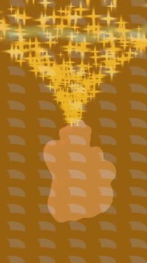 Benzersiz video giriş tasarımı projeleri için detaylı yüzey kalıbı film animasyon stili grafik girişi