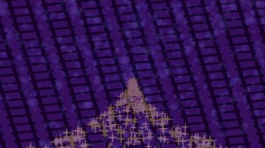 Soyut hareket desenli fütüristik video üretimi için dinamik dijital arkaplan