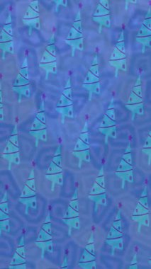 Benzersiz dijital animasyon tarzı grafikleri olan yaratıcı ortam tasarımı için yenilikçi hareket dokusu