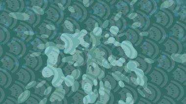 Yaratıcı video düzenleme film tasarımı için benzersiz hareket grafikleri biçimi giriş hareketi video pro