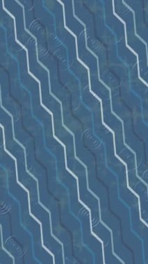 Soyut hareket desenli fütüristik video üretimi için dinamik dijital arkaplan