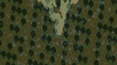 Benzersiz hareket grafikleri tasarım sanatına sahip yaratıcı film üretimi için özet bir arkaplan