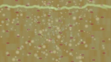 Benzersiz dijital animasyon tarzı grafikleri olan yaratıcı ortam tasarımı için yenilikçi hareket dokusu