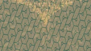 Lüks hareket projeleri için soyut tasarım stili animasyonu olan üst düzey dijital doku