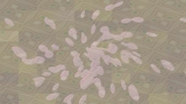 Dijital doku yüzey tasarım biçimi ile modern video animasyonu için gelişmiş hareket grafikleri