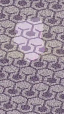 Soyut hareket desenli fütüristik video üretimi için dinamik dijital arkaplan