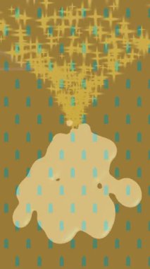 Soyut hareket desenli fütüristik video üretimi için dinamik dijital arkaplan