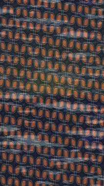 Benzersiz video giriş tasarımı projeleri için detaylı yüzey kalıbı film animasyon stili grafik girişi