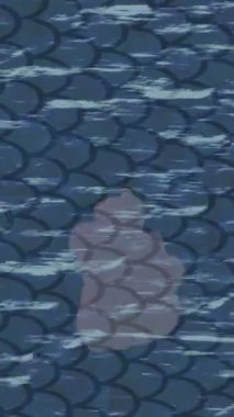 Organik desenli yüzey giriş stili video film sanatı ile soyut arkaplan tasarımı