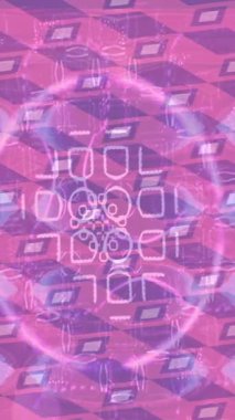 Estetik doku arkaplan tasarımı renkli hareket grafikleri ile moda film giriş profosyoneli