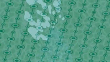 Soyut hareket desenli fütüristik video üretimi için dinamik dijital arkaplan