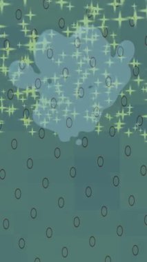 Benzersiz hareket grafikleri tasarım sanatına sahip yaratıcı film üretimi için özet bir arkaplan