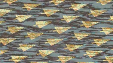 Benzersiz hareket dokusu tasarım sanatı ile profesyonel video düzenleme için modern soyut grafikler