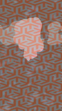 Benzersiz dijital animasyon tarzı grafikleri olan yaratıcı ortam tasarımı için yenilikçi hareket dokusu