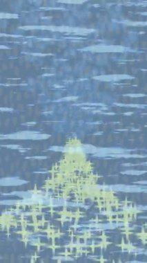 Benzersiz video giriş tasarımı projeleri için detaylı yüzey kalıbı film animasyon stili grafik girişi