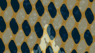 Benzersiz video giriş tasarımı projeleri için detaylı yüzey kalıbı film animasyon stili grafik girişi