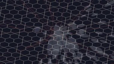 Lüks hareket projeleri için soyut tasarım stili animasyonu olan üst düzey dijital doku