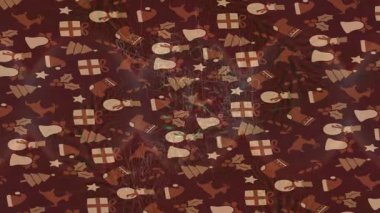 Lüks hareket projeleri için soyut tasarım stili animasyonu olan üst düzey dijital doku