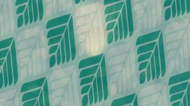 Organik desenli yüzey giriş stili video film sanatı ile soyut arkaplan tasarımı