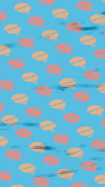 Yaratıcı video düzenleme film arkaplan tasarımı için minimalist organik hareket grafikleri