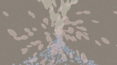 Soyut hareket desenli fütüristik video üretimi için dinamik dijital arkaplan