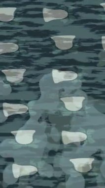 Benzersiz dijital animasyon tarzı grafikleri olan yaratıcı ortam tasarımı için yenilikçi hareket dokusu