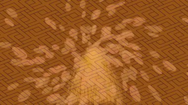 Soyut hareket desenli fütüristik video üretimi için dinamik dijital arkaplan