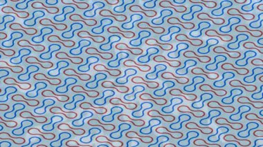 Benzersiz dijital animasyon tarzı grafikleri olan yaratıcı ortam tasarımı için yenilikçi hareket dokusu