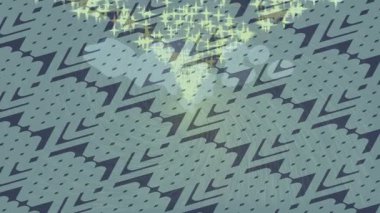 Dijital doku yüzey tasarım biçimi ile modern video animasyonu için gelişmiş hareket grafikleri