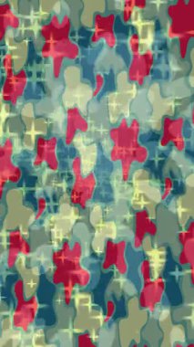 Soyut hareket desenli fütüristik video üretimi için dinamik dijital arkaplan