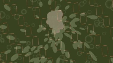 Lüks hareket projeleri için soyut tasarım stili animasyonu olan üst düzey dijital doku