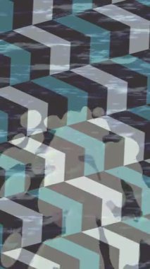 Lüks hareket projeleri için soyut tasarım stili animasyonu olan üst düzey dijital doku