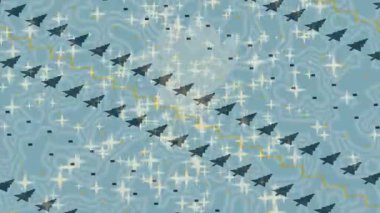 Benzersiz video giriş tasarımı projeleri için detaylı yüzey kalıbı film animasyon stili grafik girişi