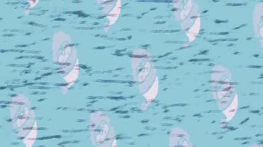 Soyut hareket desenli fütüristik video üretimi için dinamik dijital arkaplan