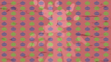 Estetik doku arkaplan tasarımı renkli hareket grafikleri ile moda film giriş profosyoneli