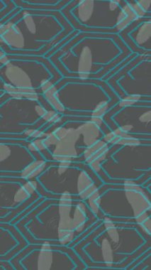 Benzersiz hareket grafikleri tasarım sanatına sahip yaratıcı film üretimi için özet bir arkaplan