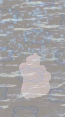 Estetik doku arkaplan tasarımı renkli hareket grafikleri ile moda film giriş profosyoneli