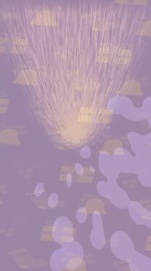 Benzersiz hareket grafikleri tasarım sanatına sahip yaratıcı film üretimi için özet bir arkaplan