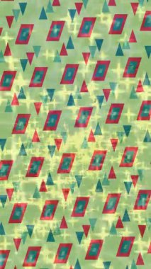 Benzersiz video giriş tasarımı projeleri için detaylı yüzey kalıbı film animasyon stili grafik girişi