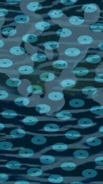 Organik desenli yüzey giriş stili video film sanatı ile soyut arkaplan tasarımı