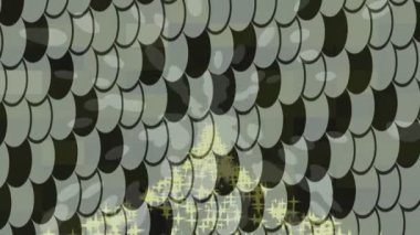 Modern medya üretimi için fütüristik dijital soyut doku sinematik tarz hareketli grafik ögesi